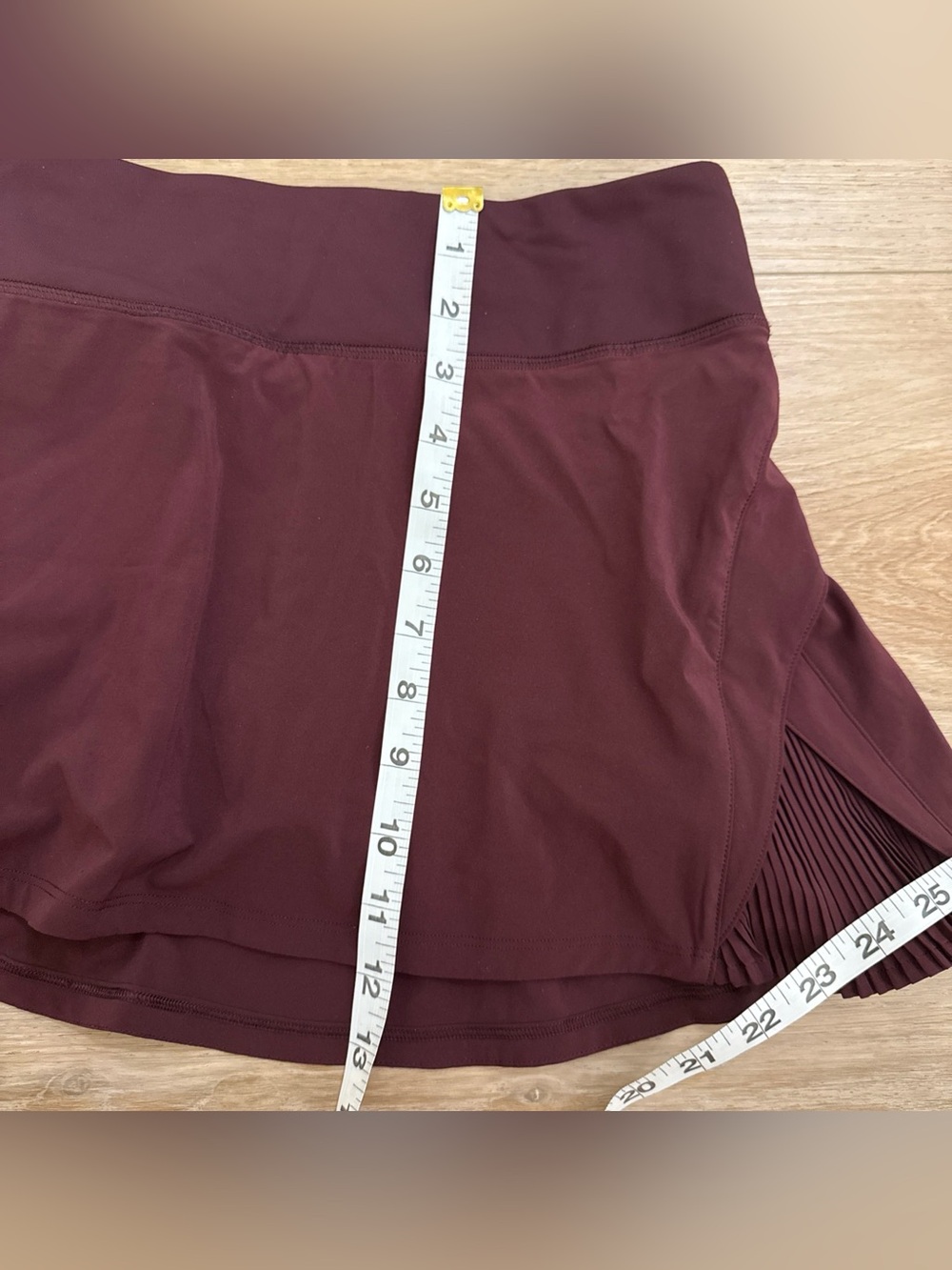 Lululemon Play Off The Pleats Tennis Skirt Cassis Skort/Short Size 4 - Picture 9 of 9